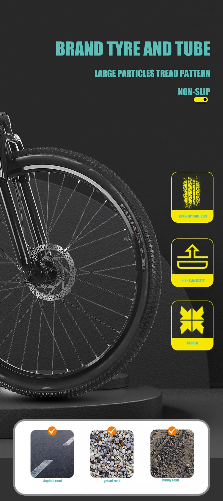 27.5 pollici più leggera Aluminico Mountain Bike Leggia Forch Downcountry Mountain Bike 3