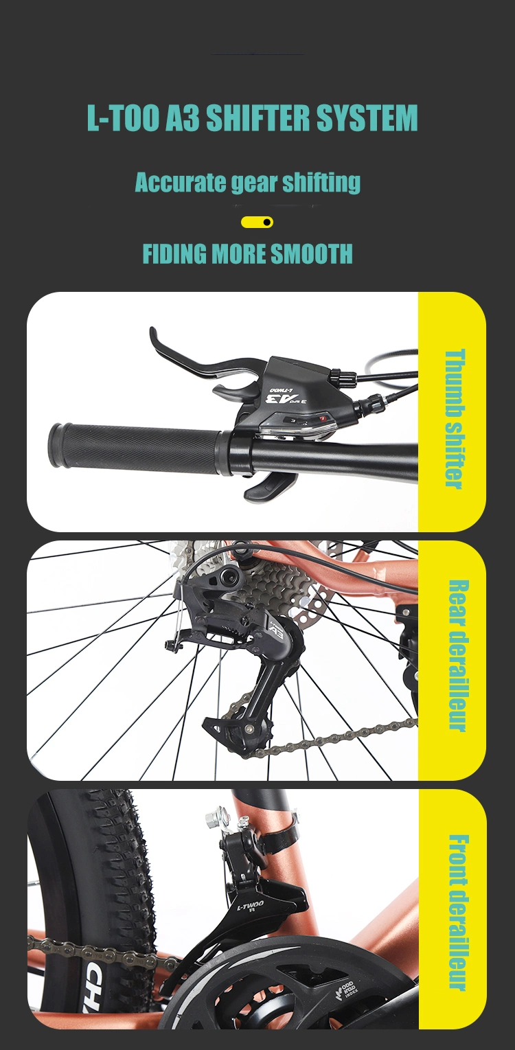 27.5 pollici più leggera Aluminico Mountain Bike Leggia Forch Downcountry Mountain Bike 4